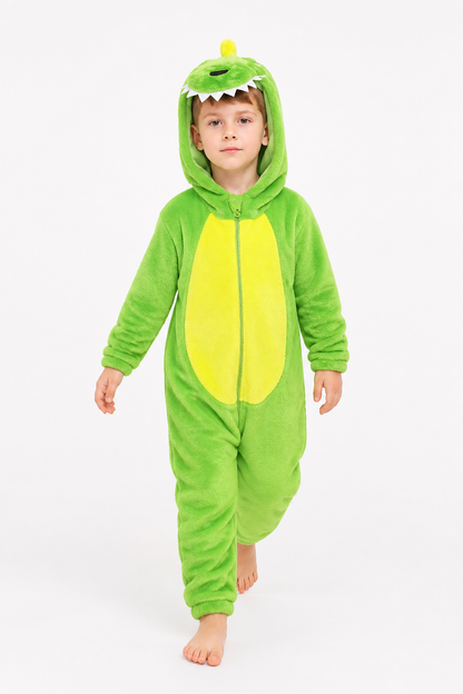 Dinosaur Kigurumi with Tail and Hood for Kids product detail 2