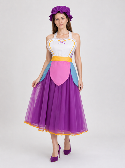 Beauty and the Beast Cosplay Costume: Dress and Apron Costume Dresses detail 2