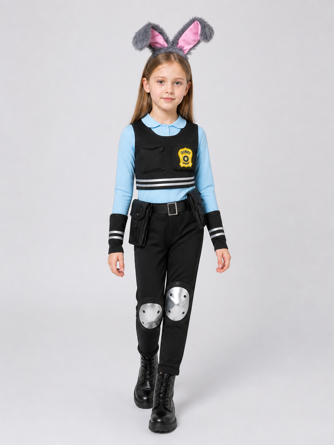 Judy Zootopia Cosplay Costume with Ears Costumes detail 2