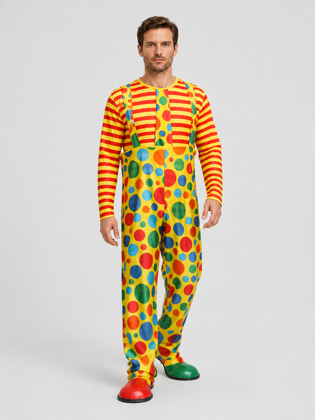 Clown Costume: Striped Top and Pants Costumes detail 2
