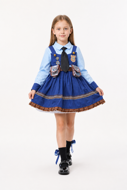 Kids' Judy Costume from Zootopia with Tie and Badge Costumes detail 2