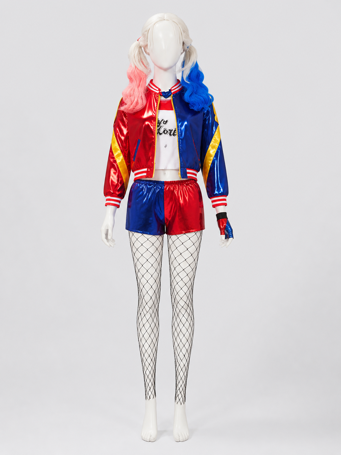 Harley Quinn Cosplay Costume, 8 Pieces Costumes detail 2