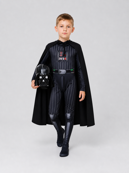Darth Vader Costume, Jumpsuit with Cape Costume Capes detail 2