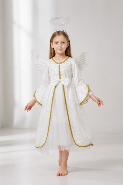 Angel Costume Dress with Wings and Halo Costume Dresses detail