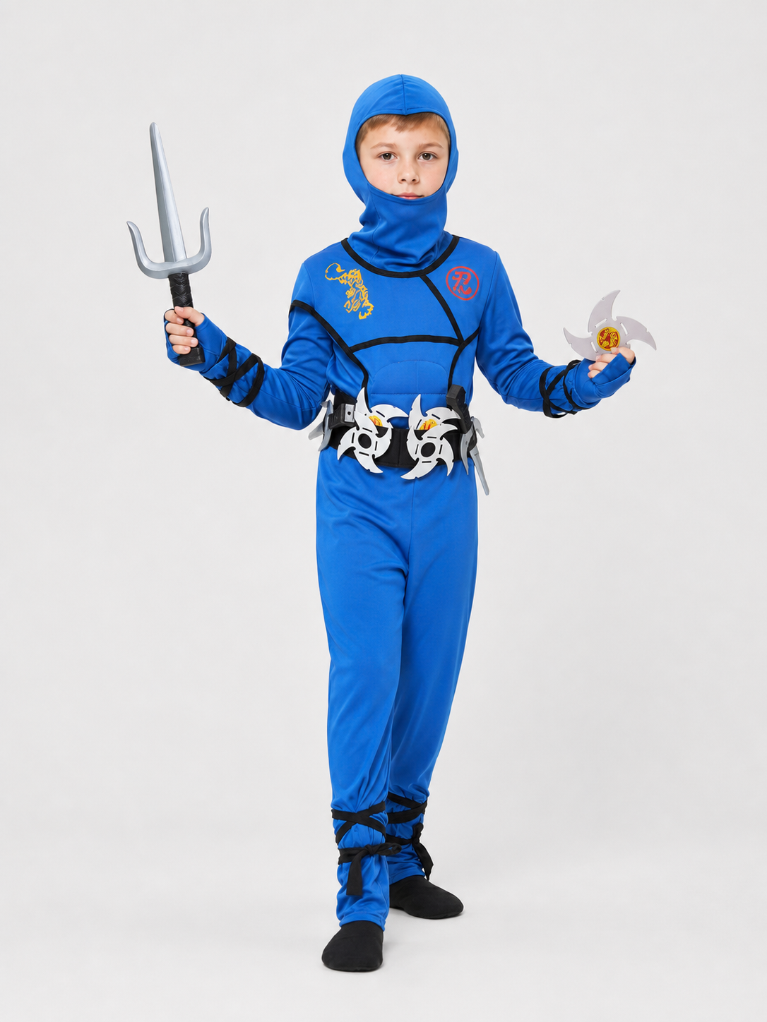Ninja Cosplay Costume, Jumpsuit with Mask Costume Masks detail 2