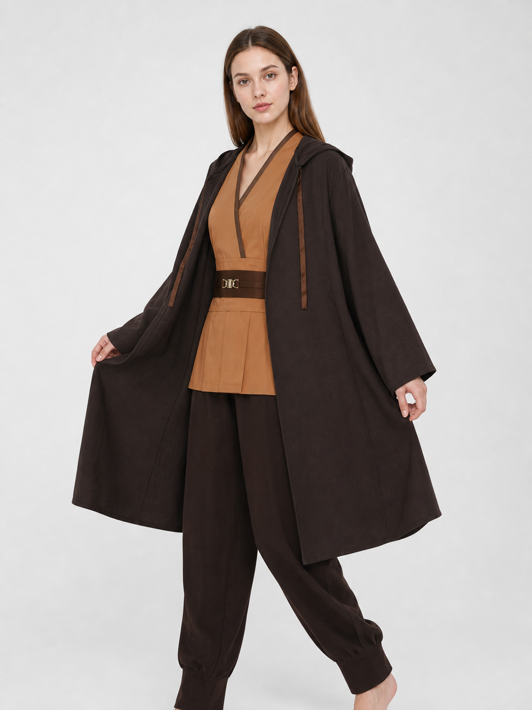 Obi-Wan Kenobi Cosplay Costume, Layered