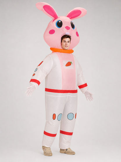 Inflatable Astronaut Rabbit Costume for Parties