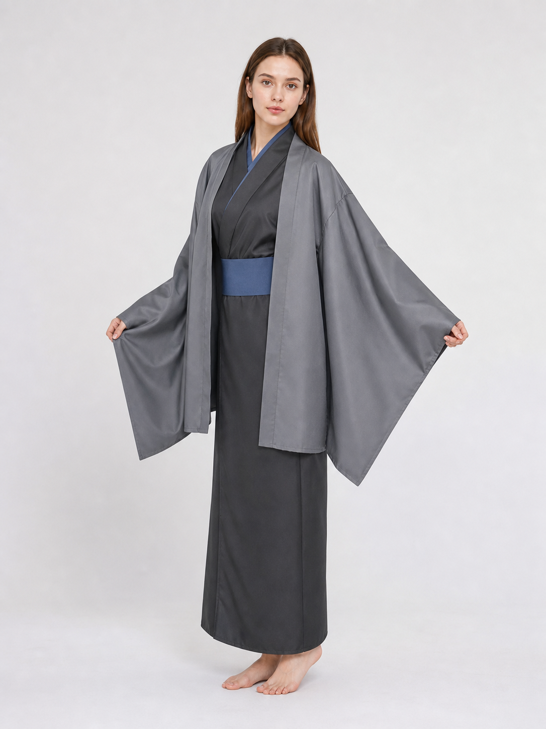 Jujutsu Kaisen Cosplay Set: Kimono and Belt