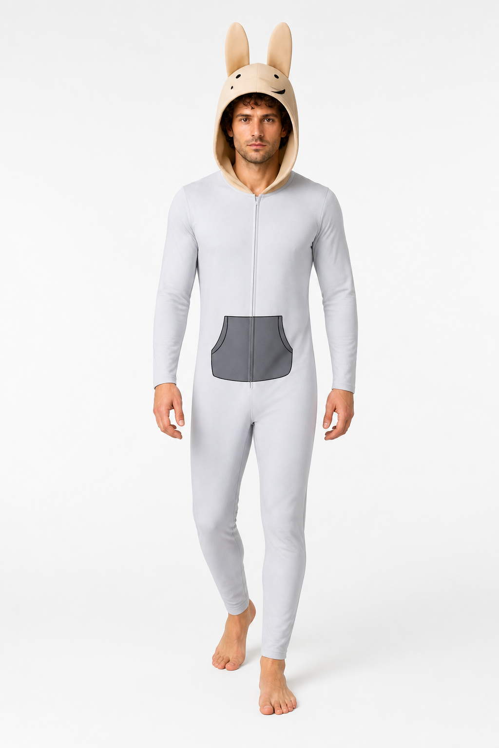Hooded Bunny Jumpsuit with Long Ears product detail 2