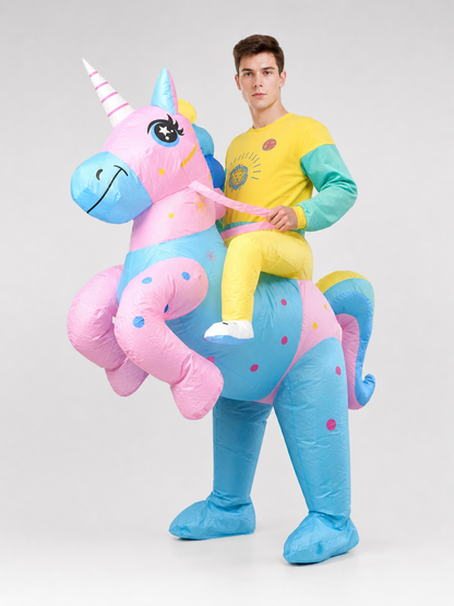 Inflatable Unicorn Costume for Carnival and Halloween