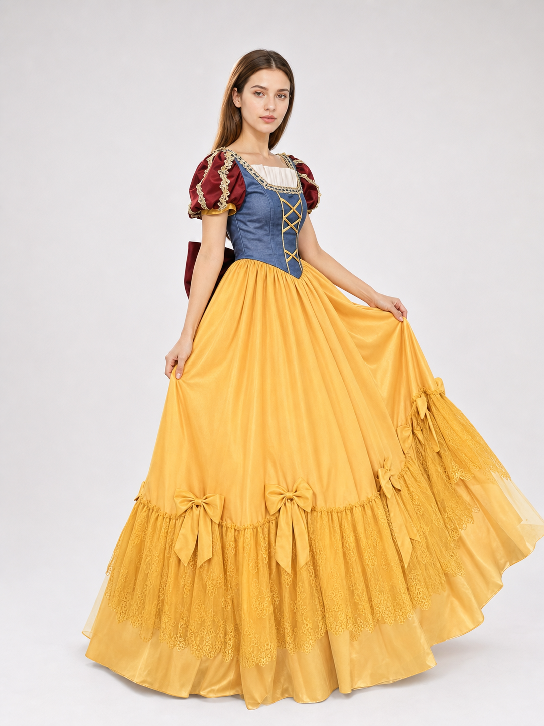 Snow White Costume Dress for Festive Performances