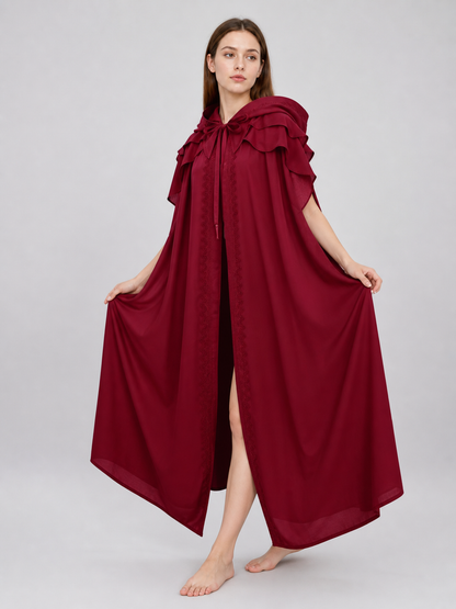 Medieval Hooded Cape for Cosplay