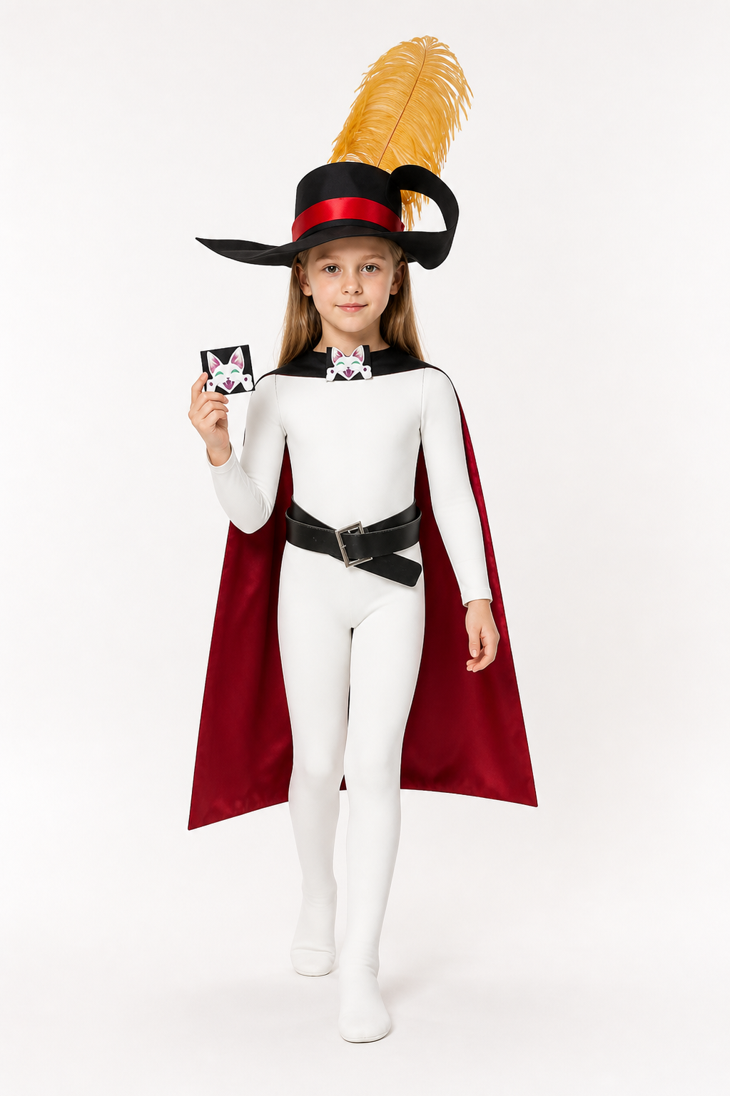 Puss in Boots Costume with Cape and Hat Costume Capes detail 2