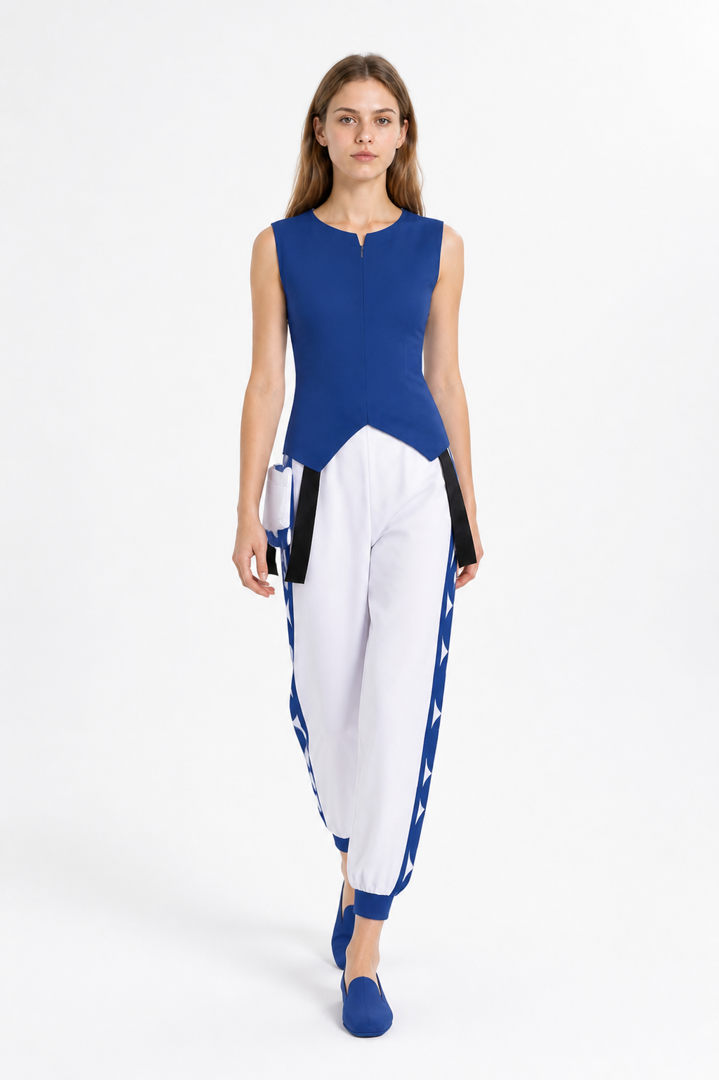 Rimuru Sleeveless Zip-Up Cosplay Costume Costumes detail