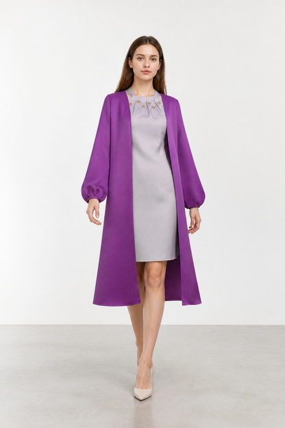 Nico Robin STAMPEDE Cosplay Dress, Long Purple