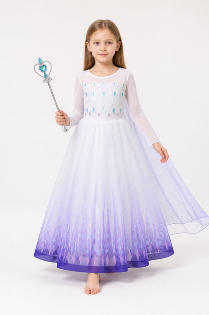 Children's Elsa Costume, Long-Sleeve Dress Costume Dresses detail 2
