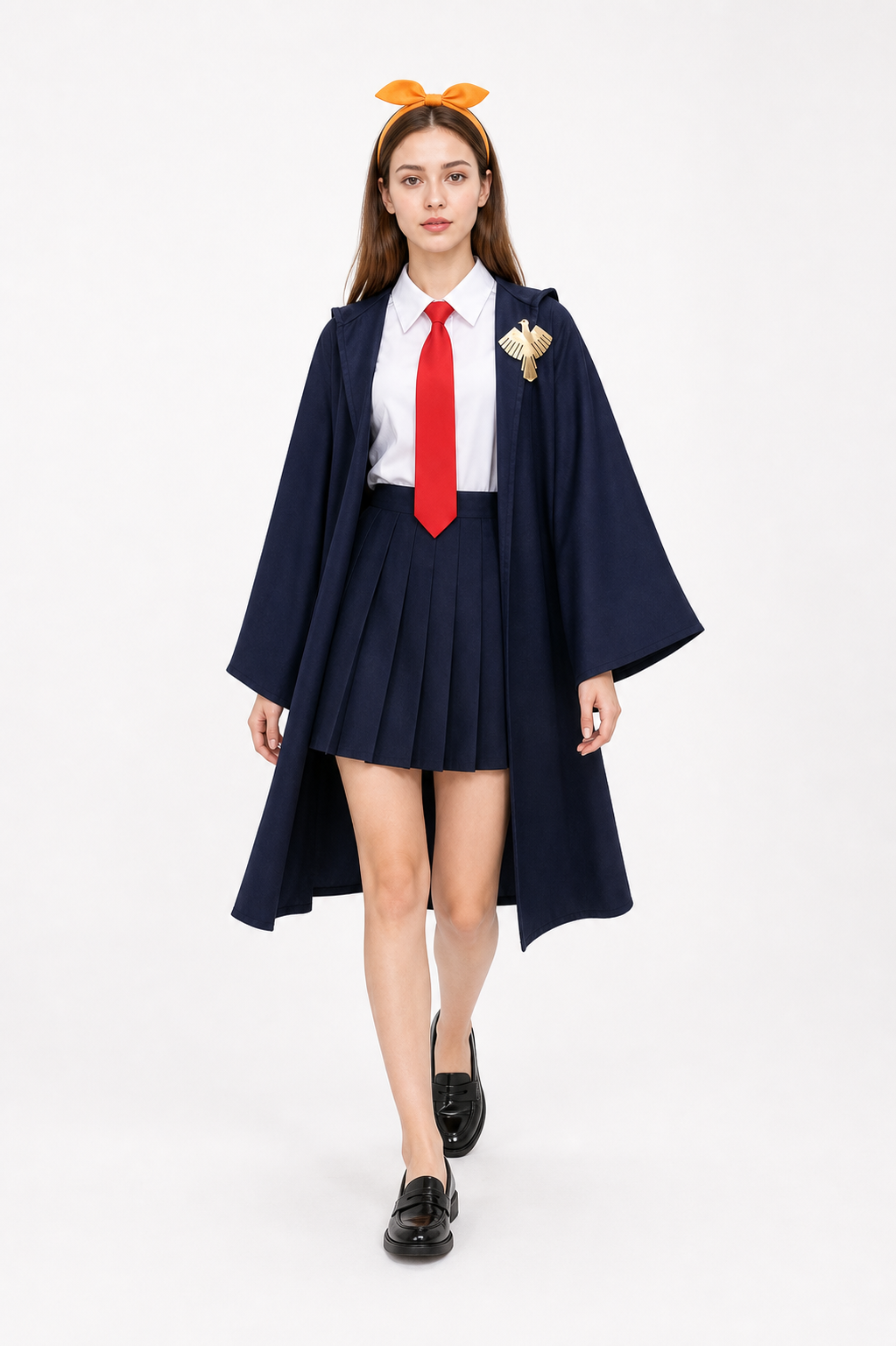 Mashle Anime Cosplay Costume, Dark Blue Robe with Accessories Costume Accessories detail 2