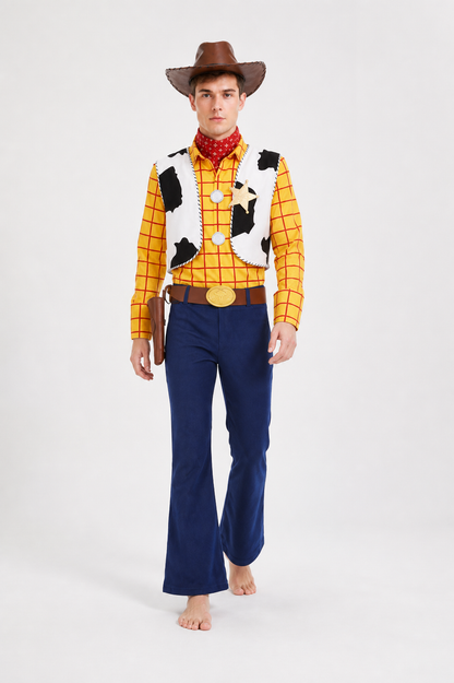 Western-Style Cosplay Costume: Vest and Hat Costume Headwear detail 2