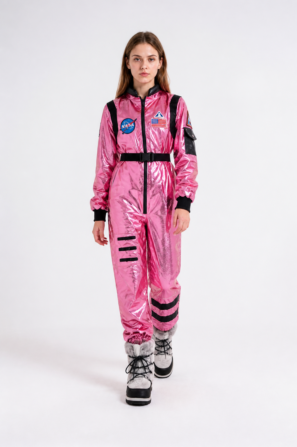 Astronaut Jumpsuit with Patches for Costumes product detail 2