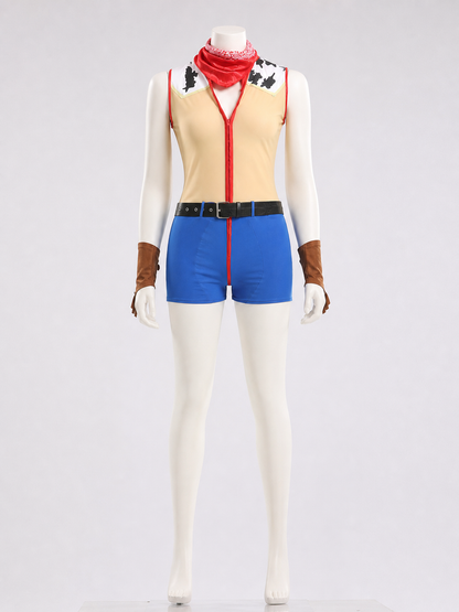 Western-Style Costume with Shorts and Hat