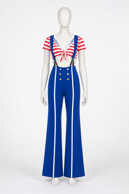 Cosplay Costume: Sailor Top and Bib Pants Costumes detail 2