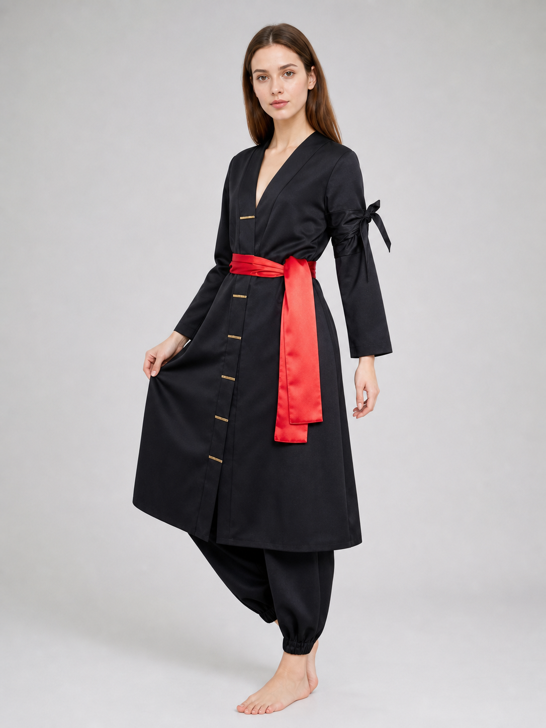 Zoro Cosplay Costume from One Piece: Robe, Pants, Belt