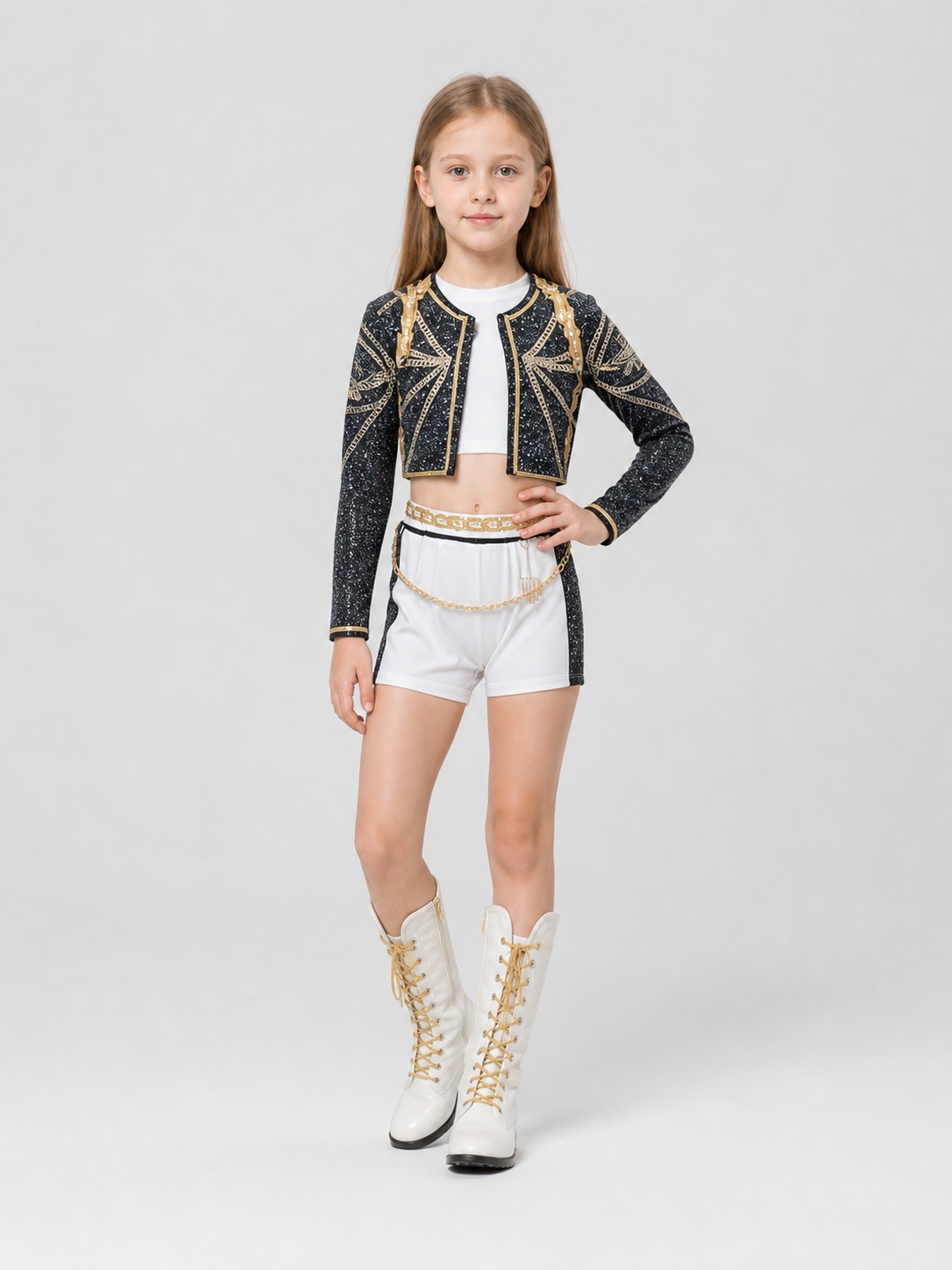 Children's Demon Hunter Stage Costume