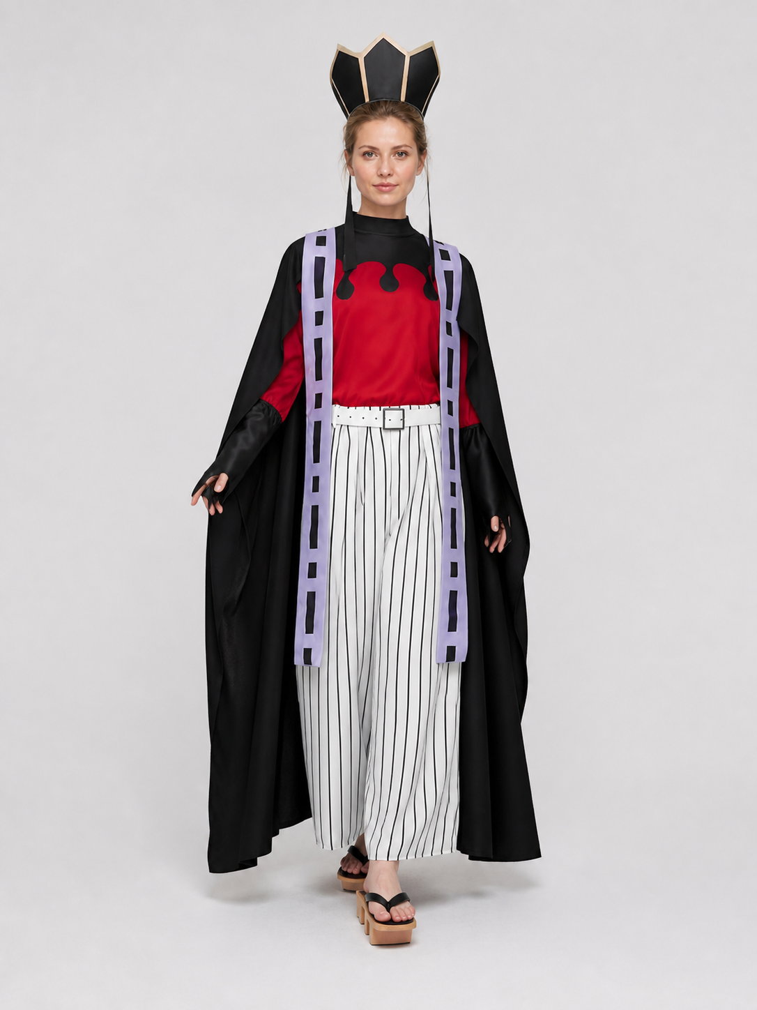 Anime Cosplay Douma Costume with Cloak and Pants