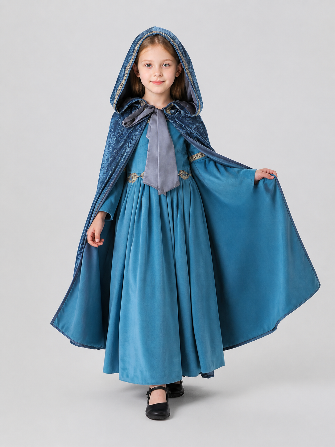Costume Set: Dress and Hooded Cape Costume Dresses detail 2
