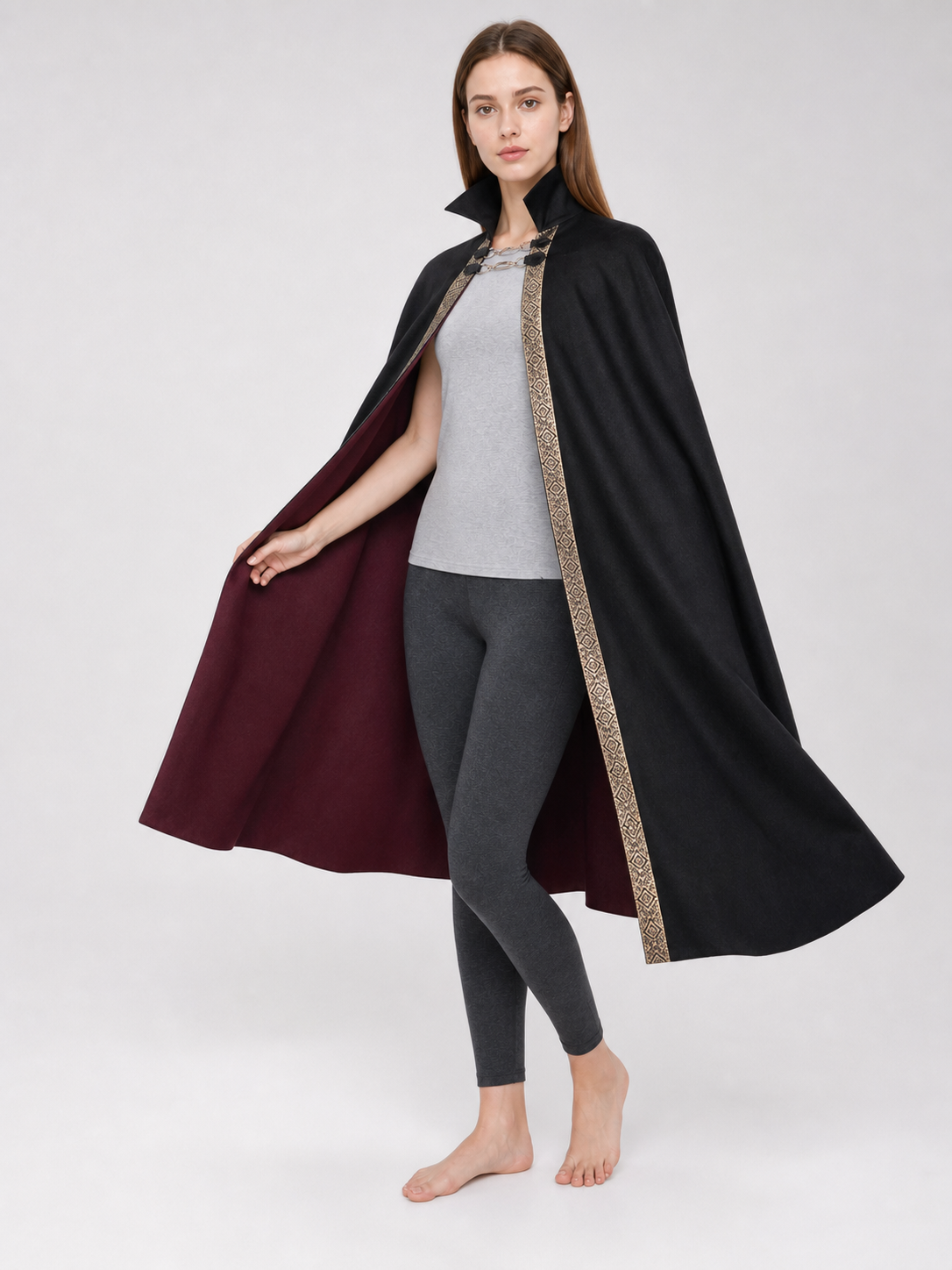 Cosplay Costume: Cloak with Hat for Halloween Look