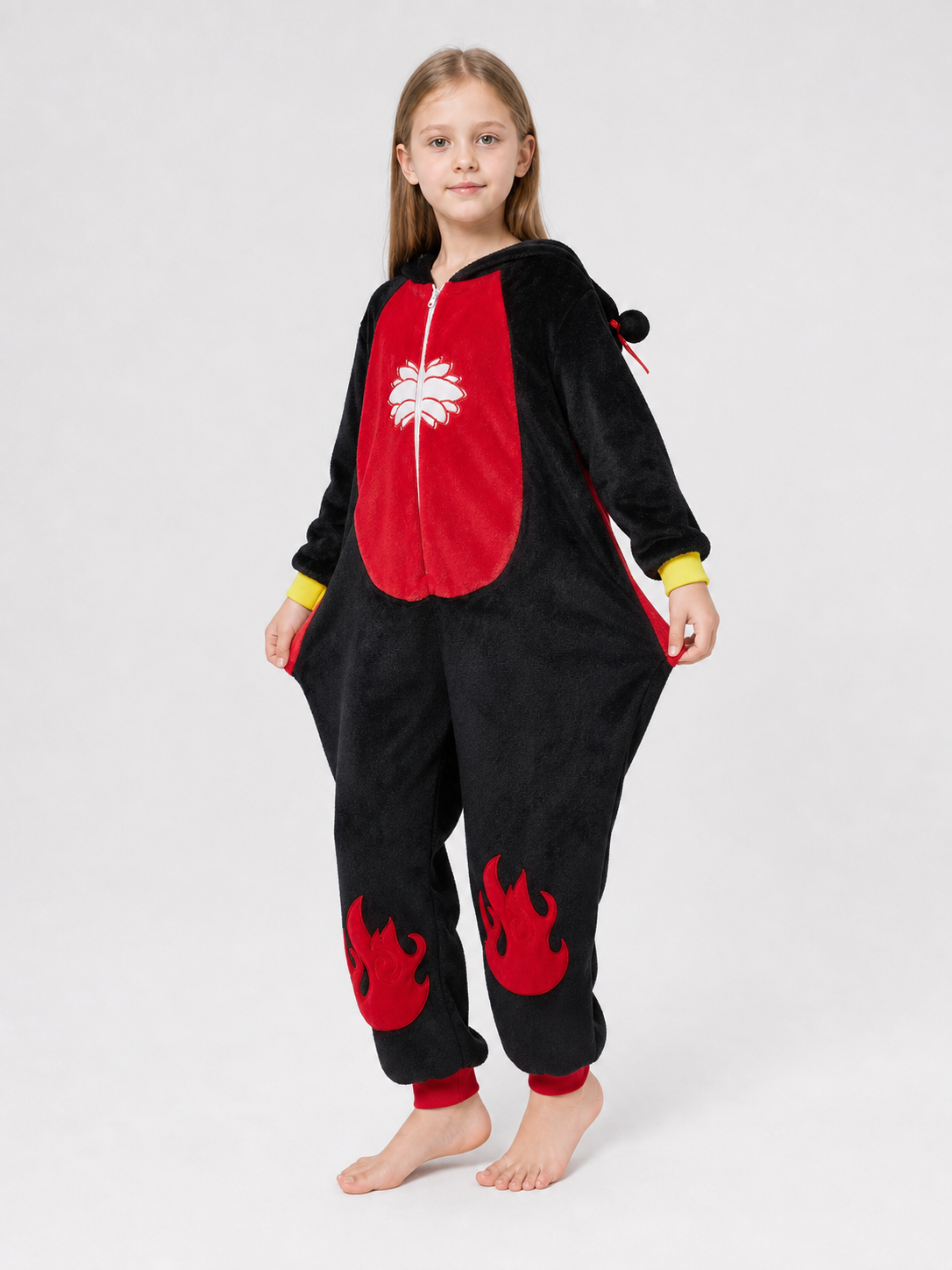 Carnival Hooded Jumpsuit Costume