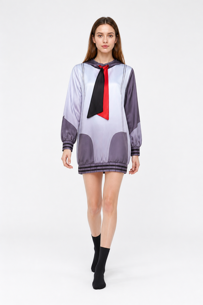 Cosplay Jumpsuit with Socks, Long Sleeves Costumes detail 2