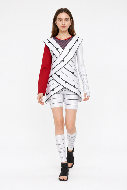 Cosplay Costume of Yuhi Kurenai from Naruto Costumes detail