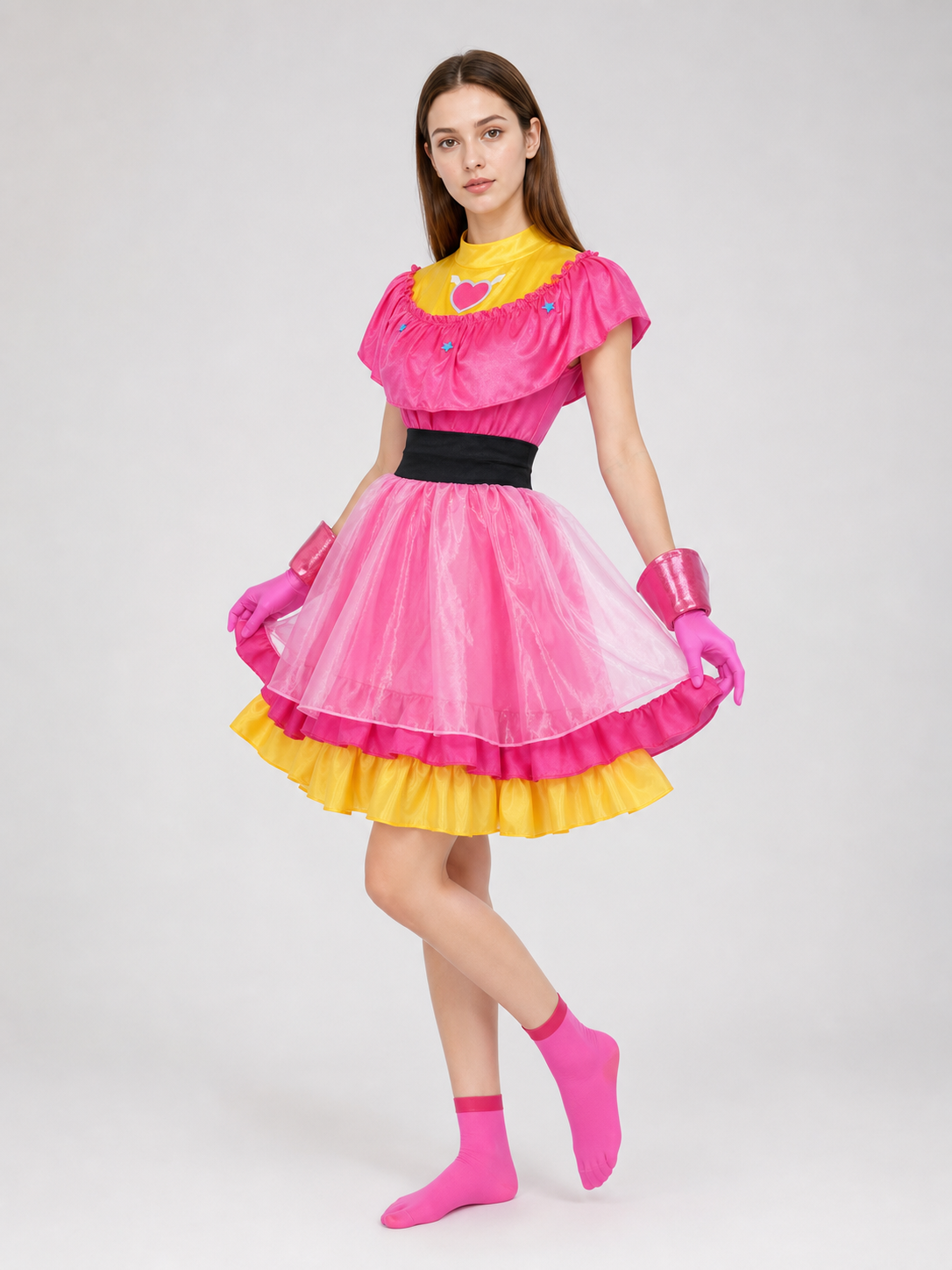 Ai Hoshino Cosplay Costume with Dress and Accessories
