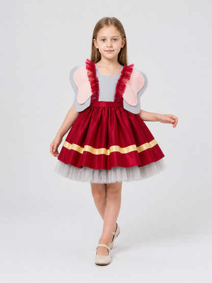 Kids' Costume Dress with Wings and Full Skirt Costume Dresses detail 2