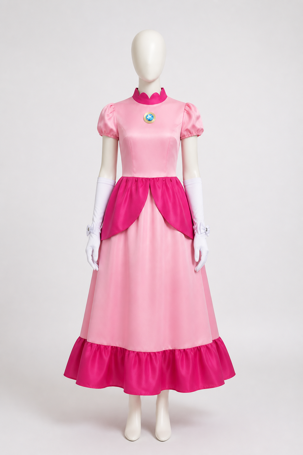 Rosalina Long Dress with Gloves and Brooch Costume Dresses detail 2