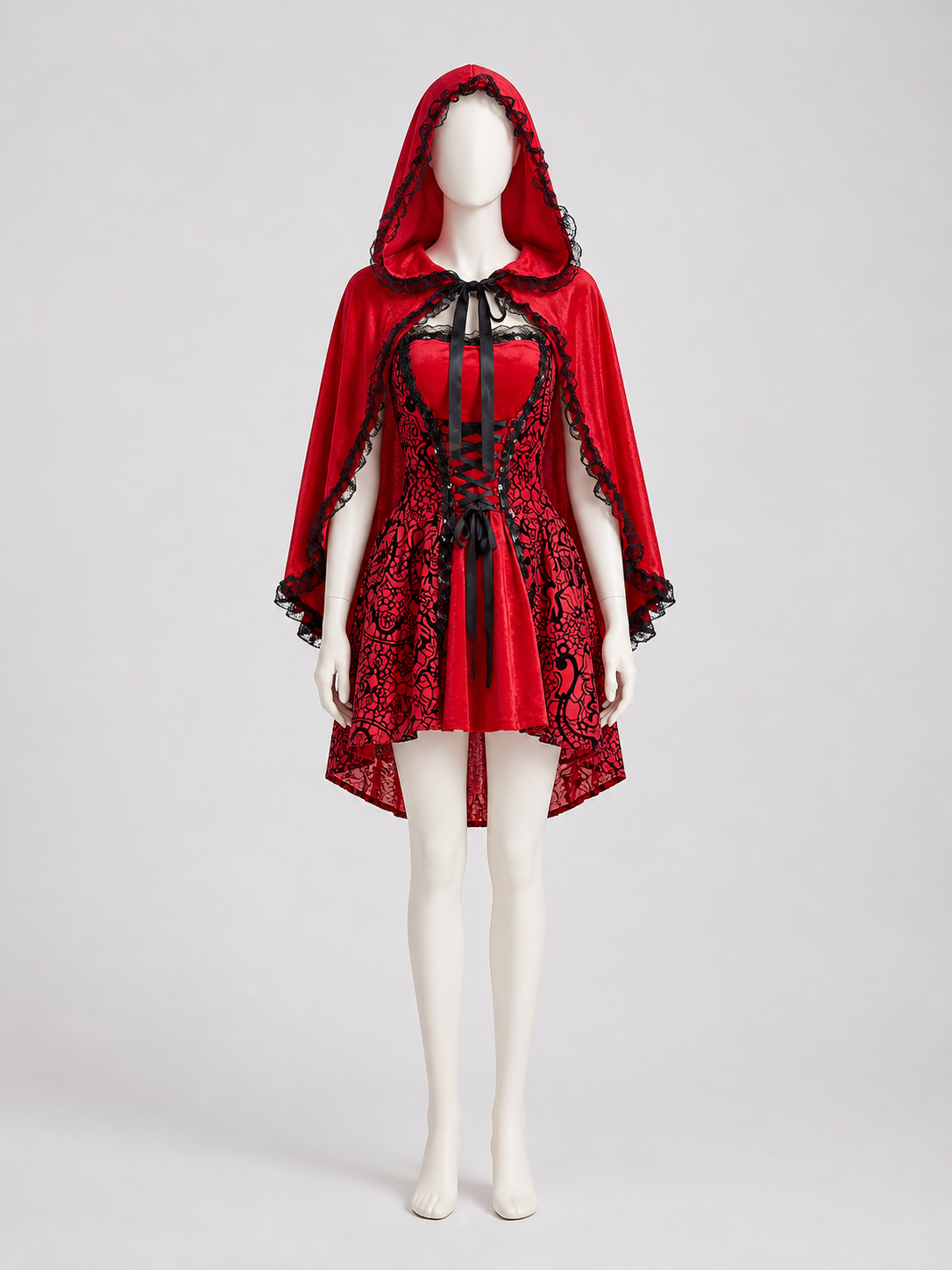 Cosplay Costume: Dress and Hooded Cape Costume Dresses detail 2