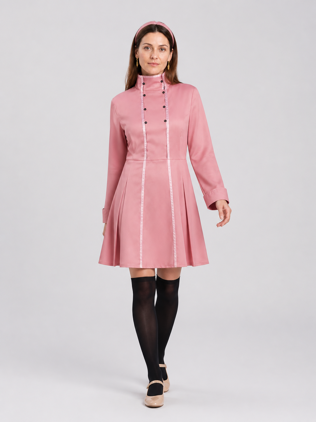 Blair Cosplay Costume: Pink Dress and Accessories Costume Dresses detail 2