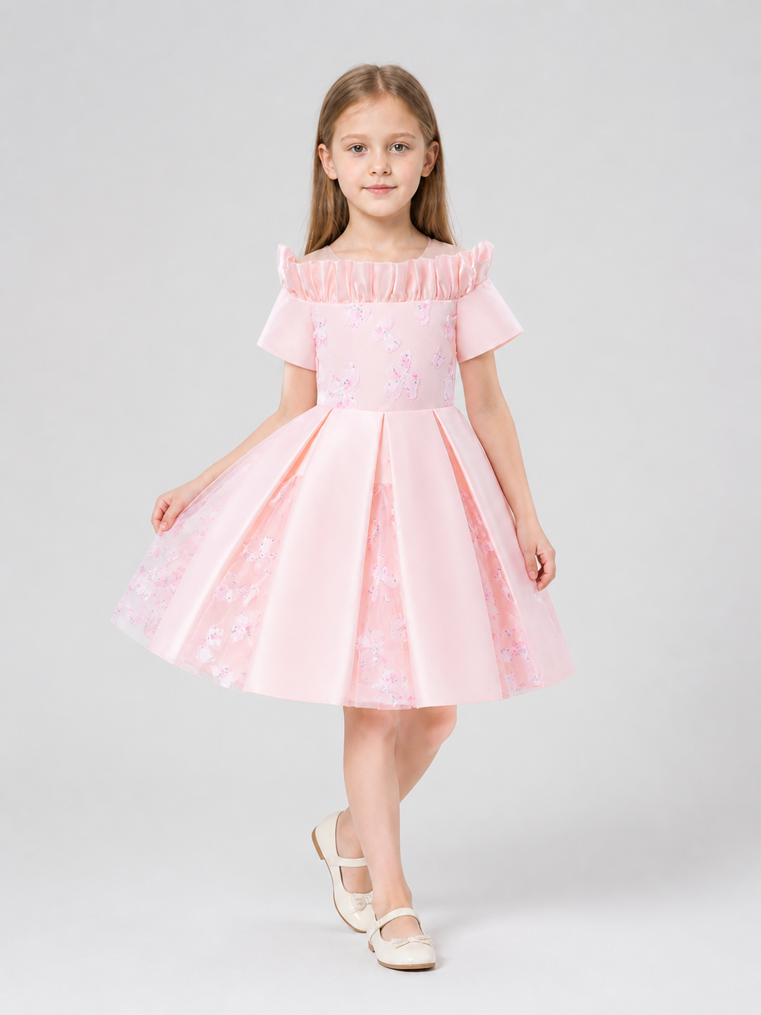 Full Princess Party Dress, Pink, Ages 4–7 product detail 2