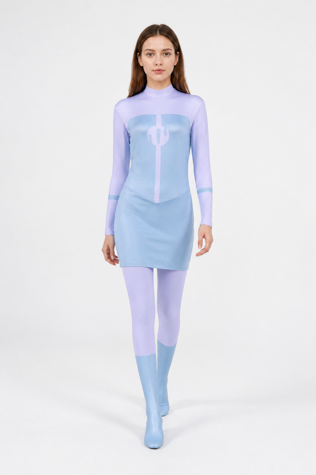 Anisha Cosplay Bodysuit with High Collar Costumes detail 2