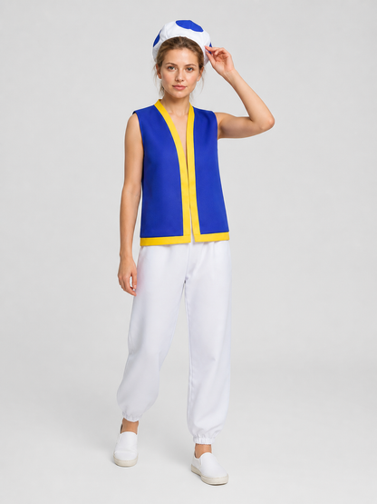 Rosalina Super Mario Cosplay Costume, 3 Pieces Costumes detail