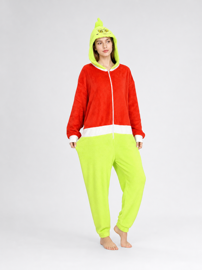 Halloween Hooded One-Piece Pajama Costume