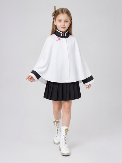 Shinobu Kocho Butterfly Cosplay Cape, Anime, with Headwear Costume Capes detail 2