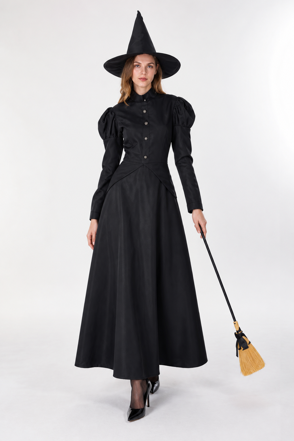 Witch Costume: Dress and Pointed Hat Costume Dresses detail 2