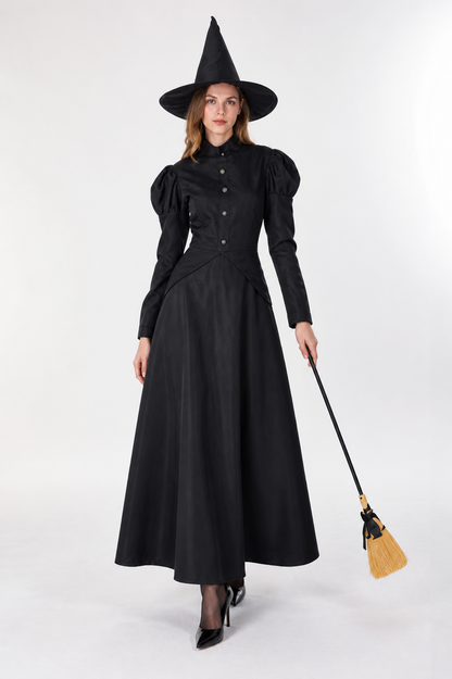 Witch Costume: Dress and Pointed Hat Costume Dresses detail 2