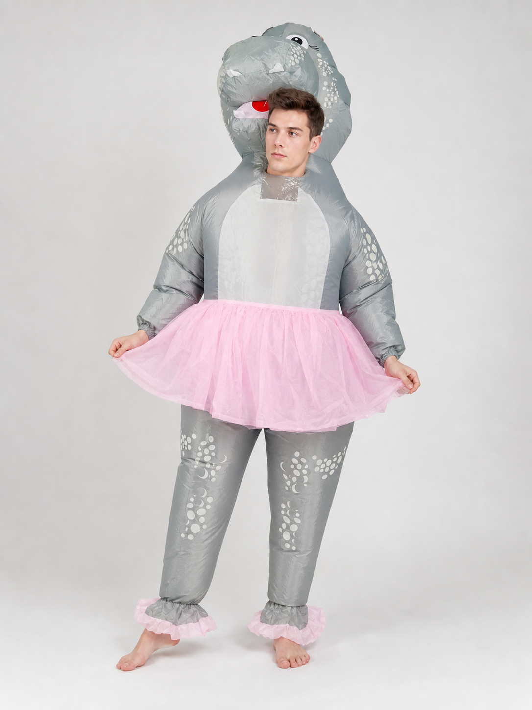 Hippo Costume with Pink Tutu