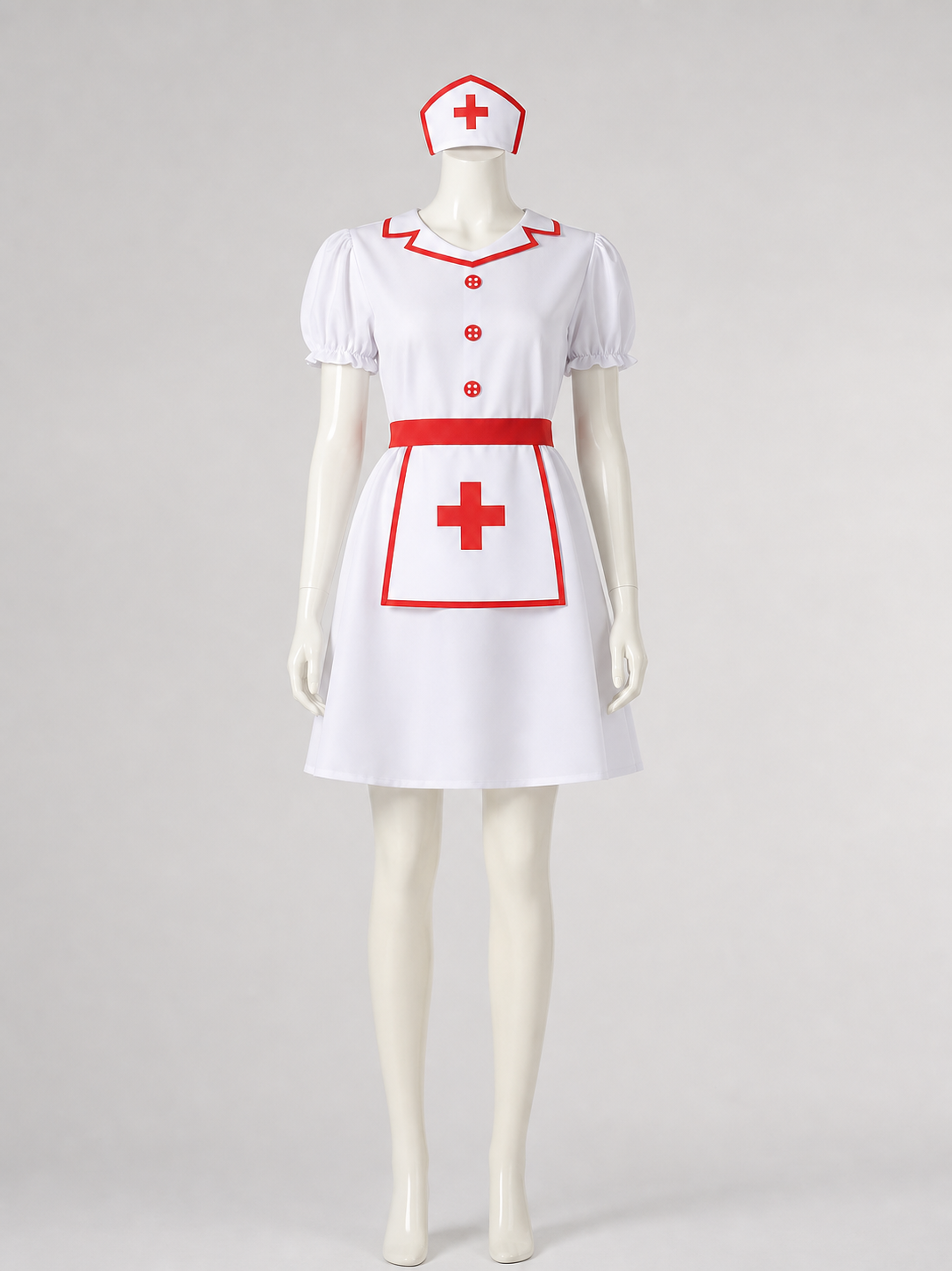 Medical Costume with Dress and Cap