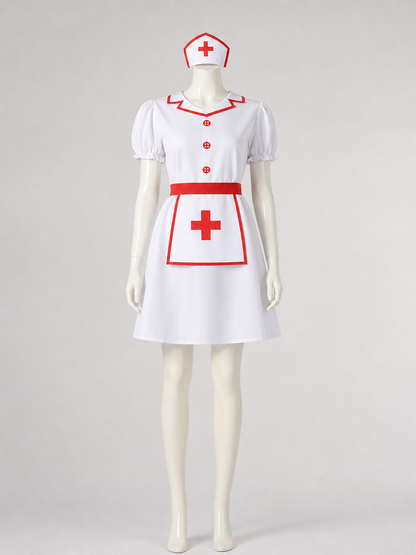 Medical Costume with Dress and Cap