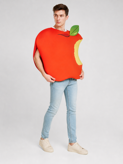 Apple-shaped costume for Halloween, cosplay, and stage performances