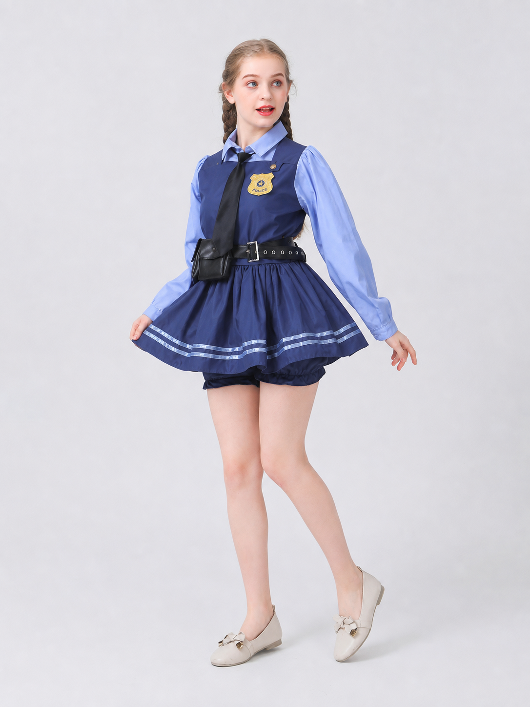 Judy Police Officer Costume with Skirt